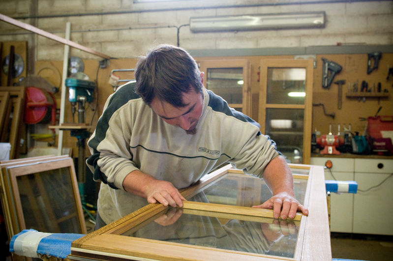 Travail à l'atelier bois